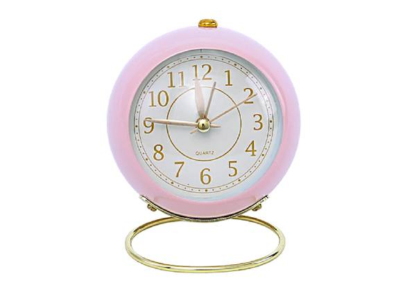 Vintage Metal Desk Clock - Four Colours Available