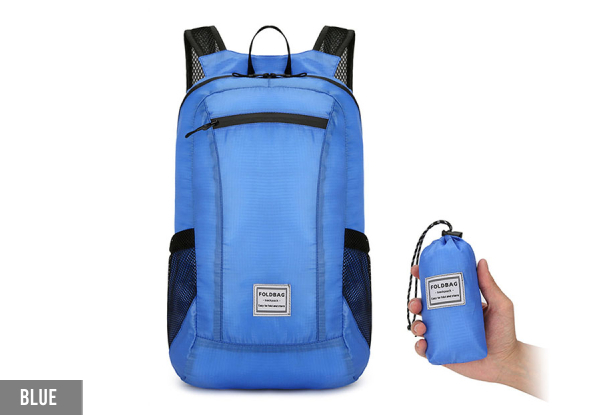 Outdoor Portable & Lightweight Backpack - Eight Colours Available