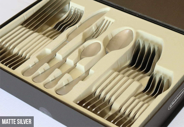 24-Piece Cutlery Set in Gift Box - Four Colours Available
