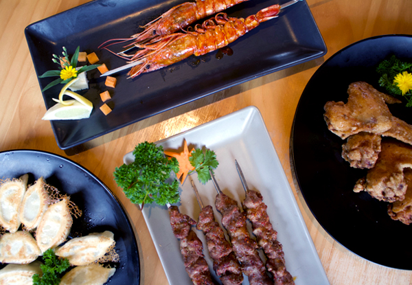 Asian-BBQ Dining Experience - Options for Four, Three, or Five Sharing Plates