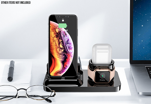 Three-in-One Magnetic Charger Dock - Options for Compatibility with Apple, Android, or Type C