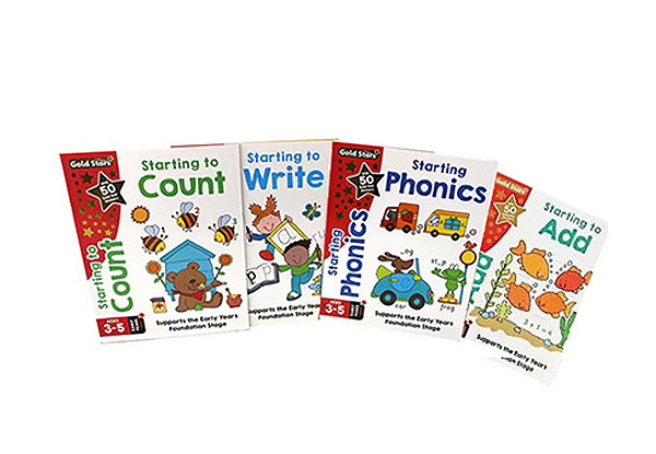 Set of Four Gold Star Learning Packs