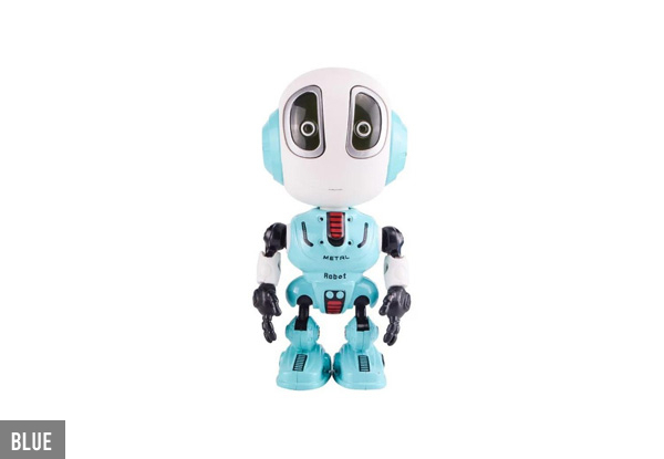 Poseable Voice Repeating Robot - Three Colours Available