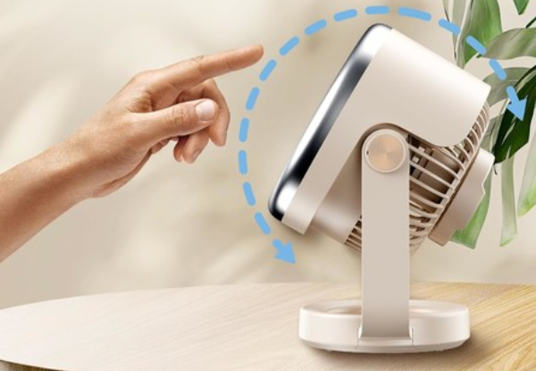 Four-Speed Rechargeable Desk Fan