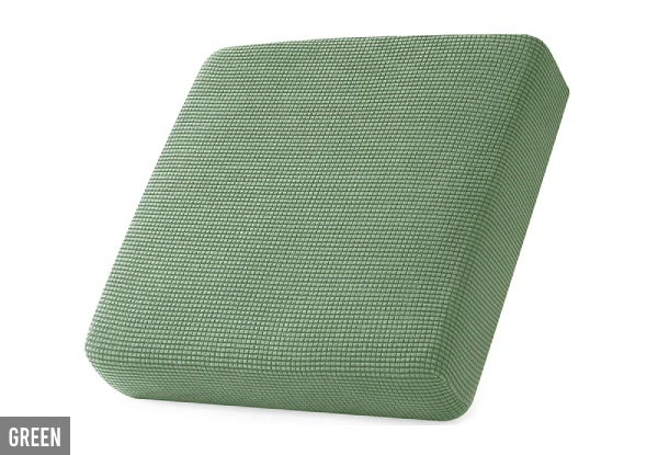 Two-Pack Stretch Seat Cushion Cover - Five Colours Available & Option for Four or Eight-Pack