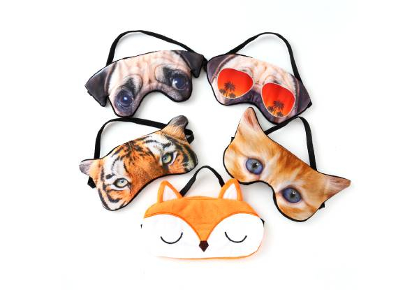3D Novelty Sleeping Eye Mask - Five Styles Available