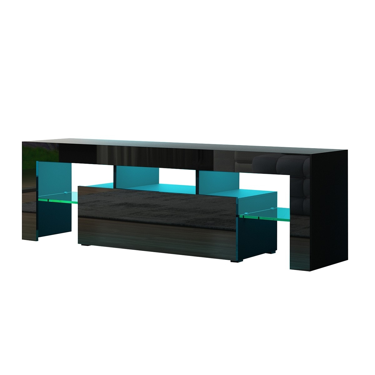 Gloss LED TV Wood Cabinet - Two Colours Available