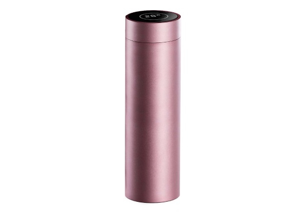 500ml Smart Thermos Water Bottle - Six Colours Available