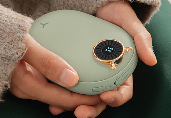 10000 MAh Elk Hand Warmer with Mini Power Bank - Available in Three Colours