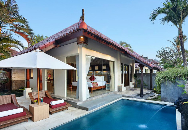 Per-Person Twin-Share Bali Escape incl. Five Nights Accommodation at The Club Villa in a One Bedroom Private Pool Villa - Option for Solo Traveller