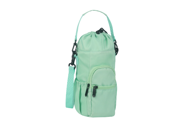 Water Bottle Carrier Bag with Strap - Three Colours Available