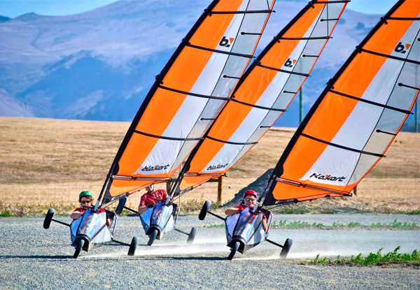 30 Minutes of Blokart Landsailing - Options for up to Five People