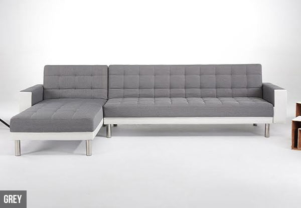 Five-Seater Manhattan Sofa Bed or Five-Seater Faux Leather Sofa Bed