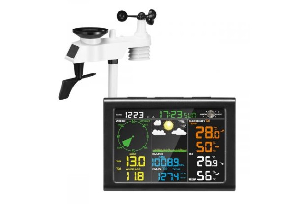 Solar-Powered Weather Station