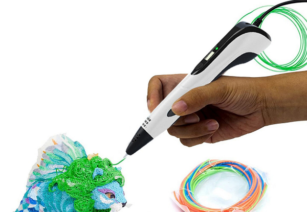 Kids DIY 3D Printing Pen Toy - Three Colours Available & Option for Two-Pack