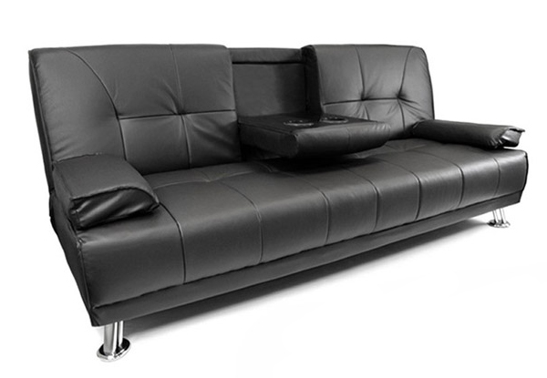 $329.99 for a Fold Out Sofa Bed with Cup Holders