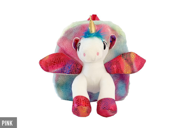 Adorable Unicorn Backpack - Four Colours Available