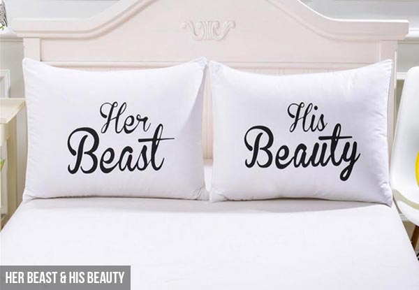 Couple's Pillowcases - 11 Options Available