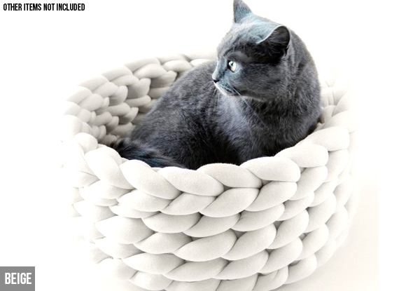 Hand-Woven Pet Nest - Four Sizes & Five Colours Available with Free Delivery