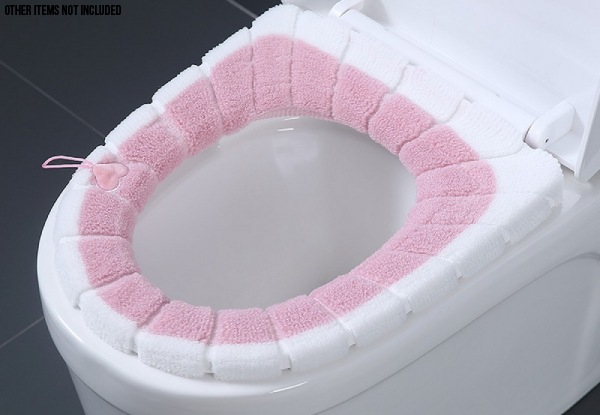 Winter Warm Toilet Seat Cover - Four Colours Available - Option for Two or Three