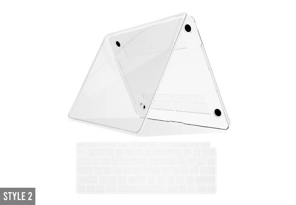 Clear Protective Case Compatible with MacBook Pro 14 - Two Styles Available