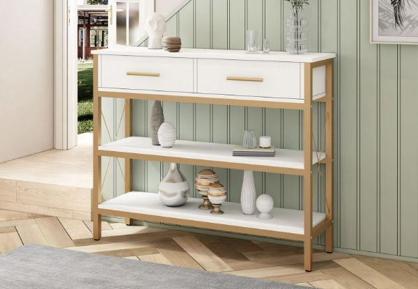 Modern Console Table TV Cabinet with Drawers