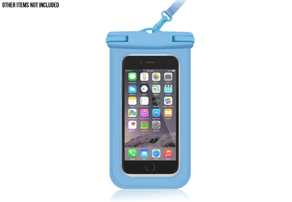 Waterproof Cellphone Dry Bag - Five Colours & Options for Two-Pack