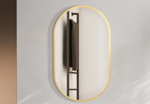 Yezi Bathroom Wall Oval Mirror