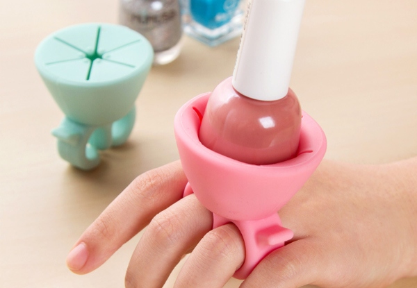 Four-Pack Nail Polish Holder - Four Colours Available