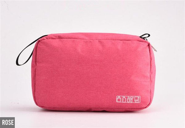 Hanging Travel Toiletry Bag - Five Colours Available & Option for Two