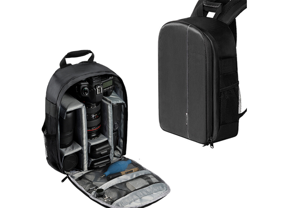 Water-Resistant Camera Shoulder Bag - Available in Three Colours