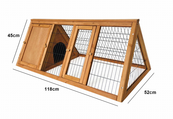 Enclosed Rabbit Hutch