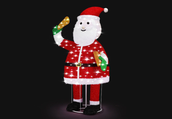 3D Christmas Santa Claus Light