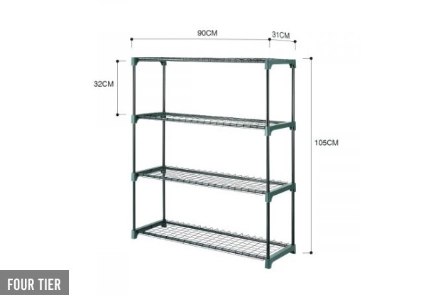 Two-Pack of Tiered Plant Shelves - Three Options Available