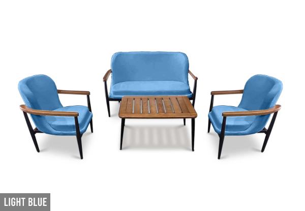 Albany Outdoor Sofa Set with Coffee Table - Five Colours Available