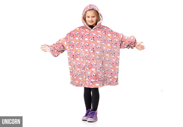 Kids Cosy Snuggle Hoodie - Four Styles Available