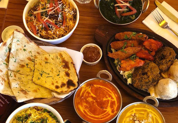 $40 Fine-Dining Indian Cuisine Voucher for Two People - Options for One or Four People - Valid Seven Days