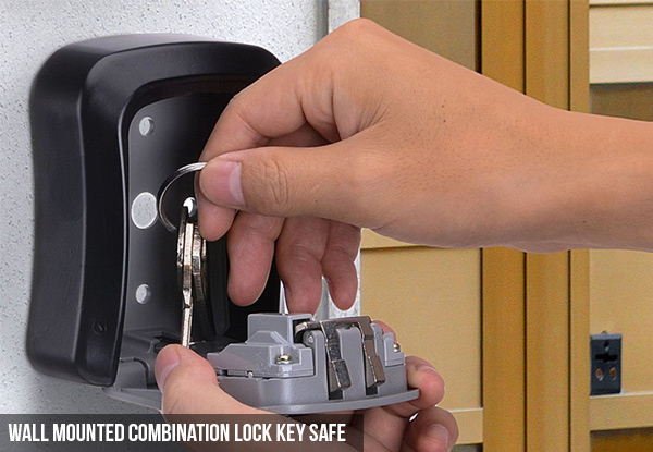 Wall Mounted Combination Lock or 10 Digit Push Button Key Safe