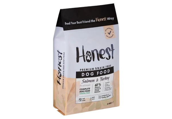 3kg Grain-Free Dry Dog Food - Three Options Available