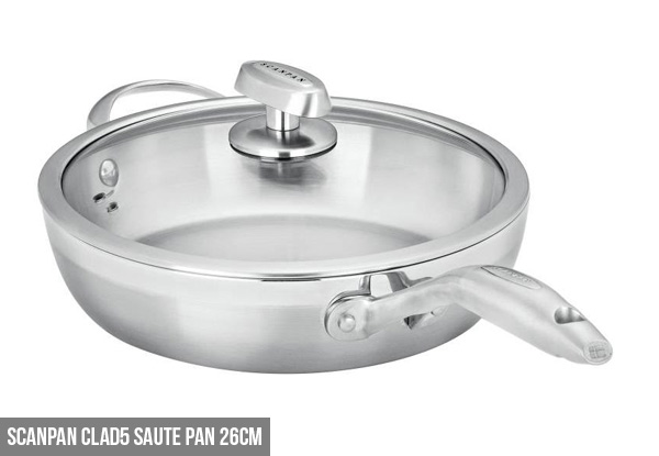 Scanpan Clad Five Cookware Pan Range