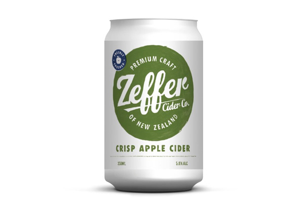 12-Pack of Mixed Zeffer Cider 330ml Cans incl. Apple Crumble & Crisp Apple - Options for Two or Three 12 Packs