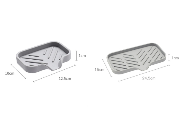 Kitchen Sink Silicone Tray with Drainage System - Two Sizes Available