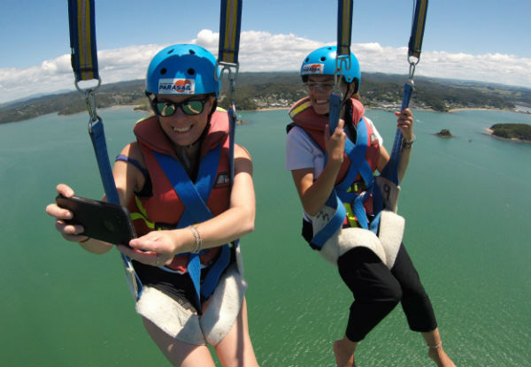 One-Person Parasail Flight in Paihia - Option for a Tandem Parasail Flight for Two People