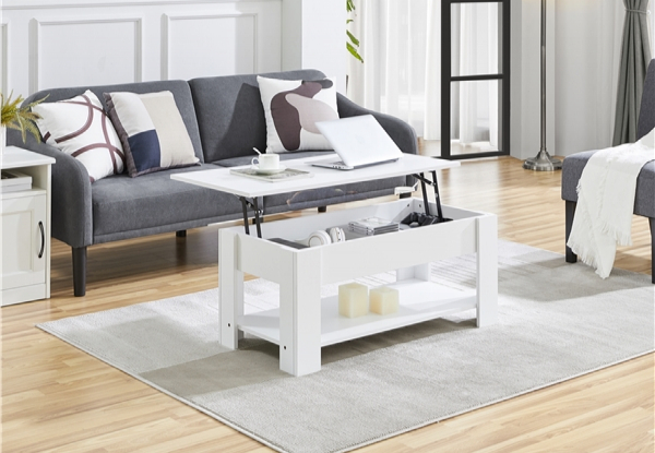 Lift Top Coffee Table - Two Colours Available