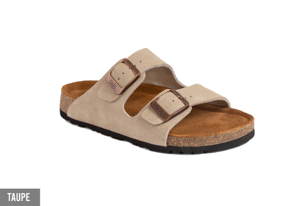 Ozwear Ugg Aussie Victoria Suede Leather Unisex Slipper - Available in Four Colours & 10 Sizes