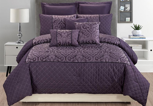 Eight-Piece Julia Comforter Set - Two Sizes Available