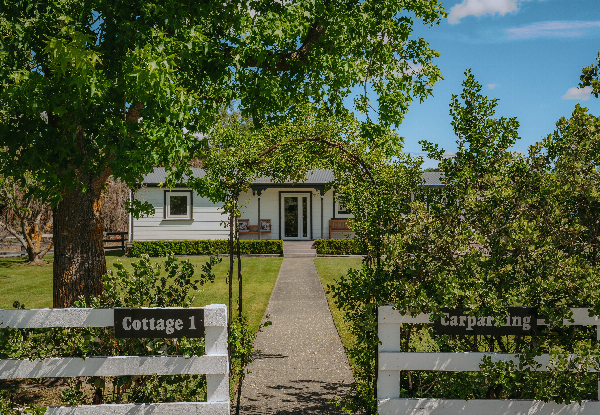 Boutique Havelock North Escape at Cottages on St Andrews incl. Welcome Drinks, Breakfast Pack & Late Checkout - Options for Two or Three Nights in a Studio, Two-Bedroom or Three-Bedroom Cottage