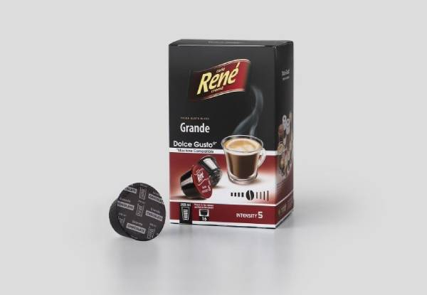 Six-Boxes of Rene Coffee Capsules - Dolce Gusto Compatible Capsules