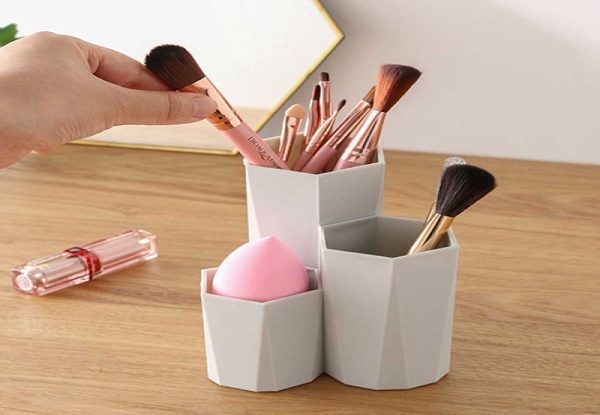Hexagon Makeup Brush Holder - Three Colours Available
