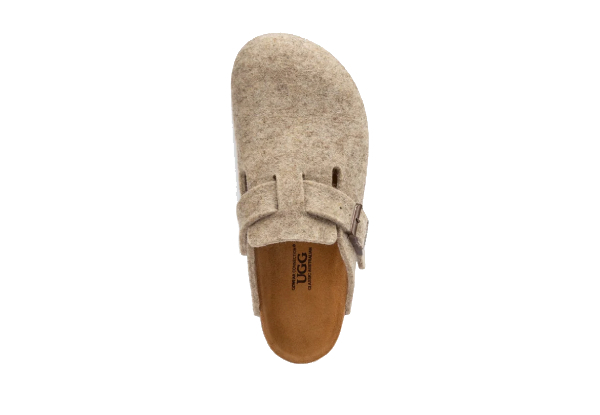 Ozwear Ugg Aussie Soft Footbed Wool Felt Unisex Slipper - Available in Two Colours & 10 Sizes